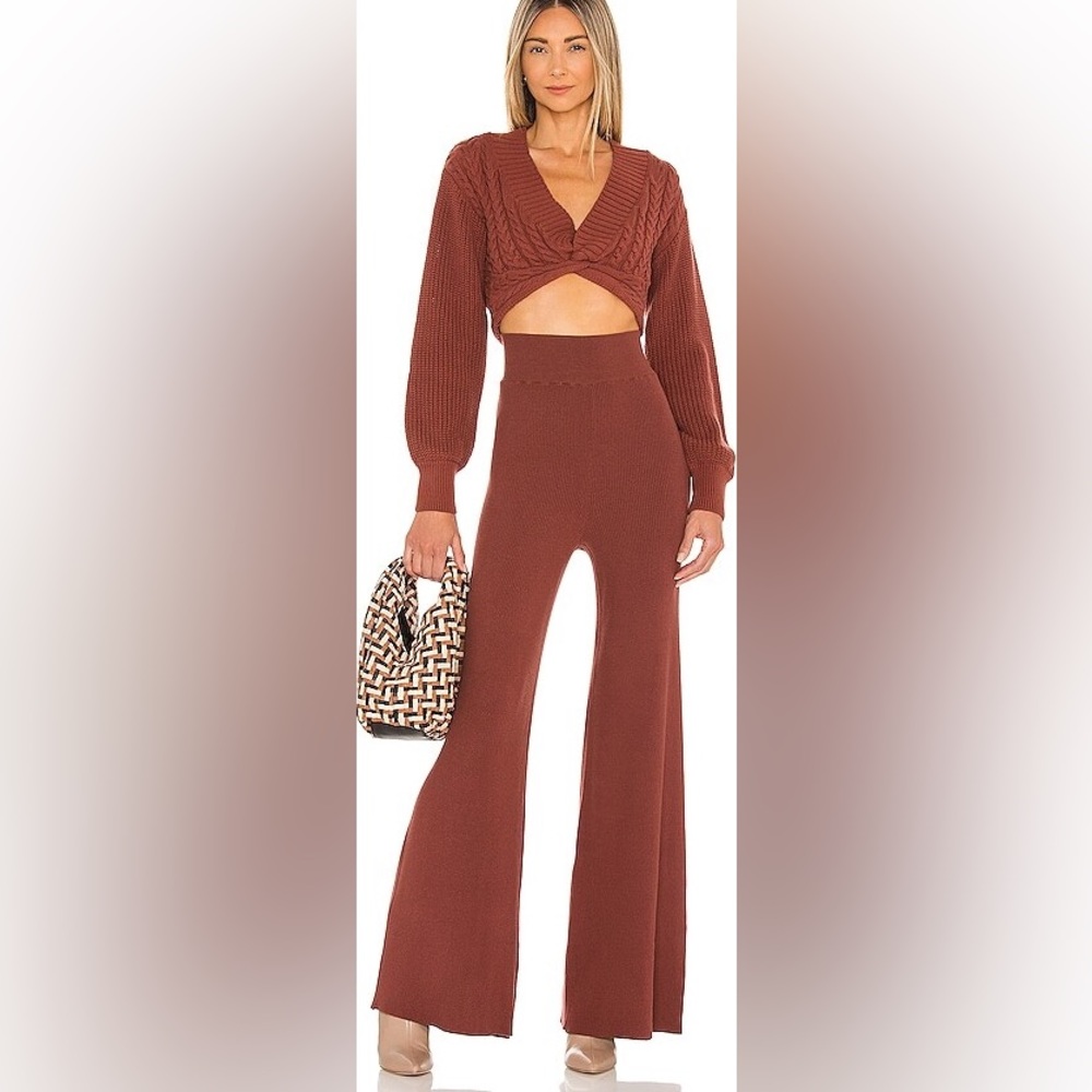 New FREE PEOPLE sweater set: sweater and pants 393J - Picture 4 of 10